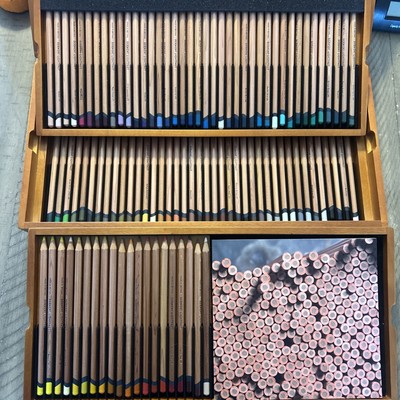 Derwent Artists Colored Lightfast Pencils Set of 100 Blendable Vibrant Color Art