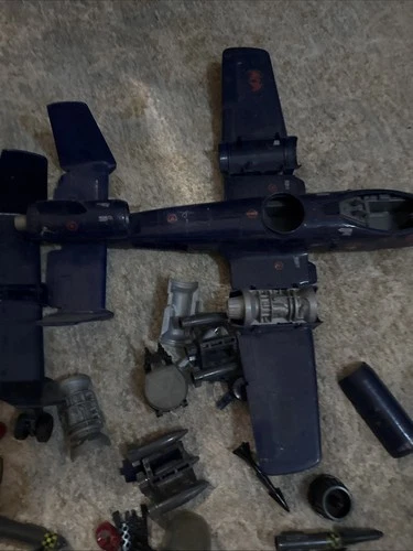 GI Joe COBRA Rattler Plane 1984 Vehicle VTG Hasbro ARAH Incomplete