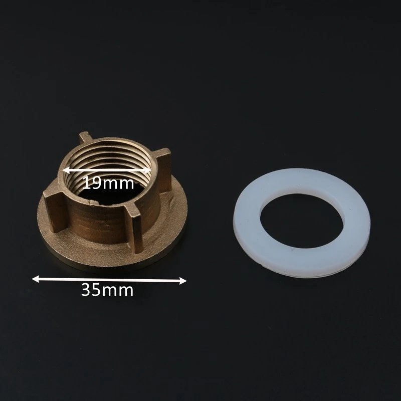 Plastic 1/2 3/4\" 1 Inch Thread Nuts for Garden Irrigation Connector Aquarium Fis