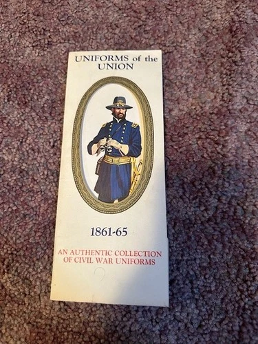 American Civil War Uniforms Of The Union Set Of 7 Art Cards In Folder