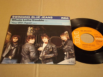 SWINGING BLUE JEANS - WHOLE LOTTA TROUBLE / YOU WIN AGAIN - 7'' (3)