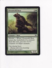 MAGIC THE GATHERING MTG DARK ASCENSION ULVENWALD BEAR