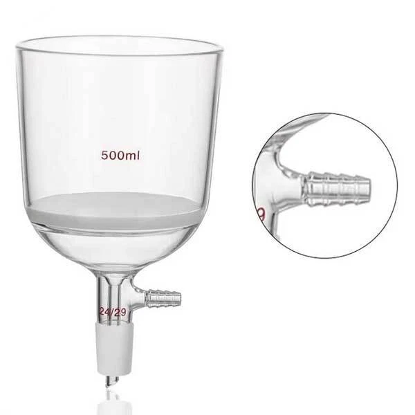 30ml - 2000ml Glass Porous Filter Funnel Suction Filters Laboratory Supplies CA - Image 3 of 4