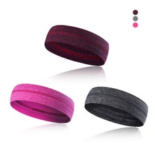 Sports Headband Fitness Yoga Running Hiking Wicking Sweatbands for Men Women US