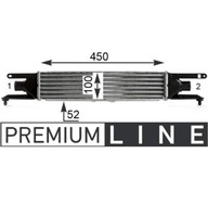 Mahle LadeluftküHler FüR Fiat Grande Punto 1.3 **Premium Line**