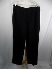 Evan-Picone Women's Black Slacks Dress Pants Trousers 12