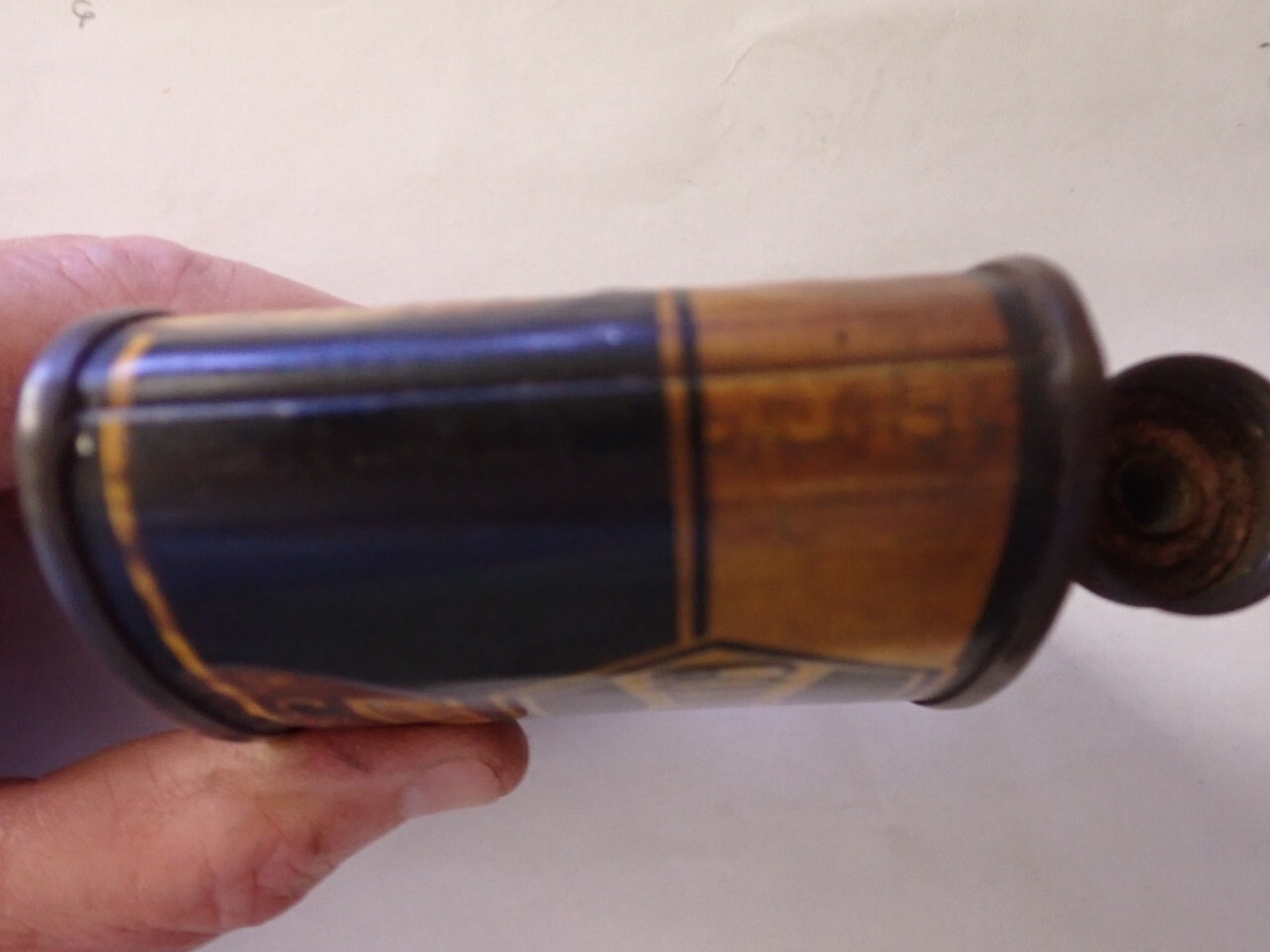 GOLDEN FLEECE HOUSEHOLD OIL HANDY OILER 4 Ozs TIN SMALL c1920s VERY