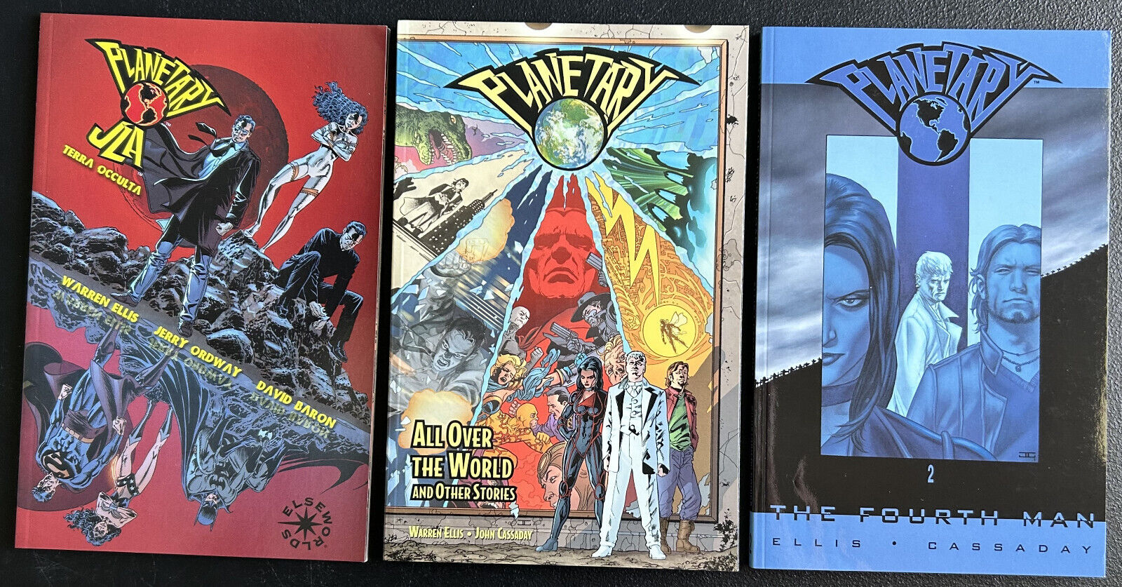Planetary JLA TPB Lot of 3 Set (DC Comics, Wildstorm, Warren Ellis)