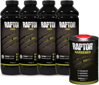 U-Pol Raptor Kit Vernice ruvida antigraffio 4L + indurente UPOL - COLORABILE - Imagen 1 de 4