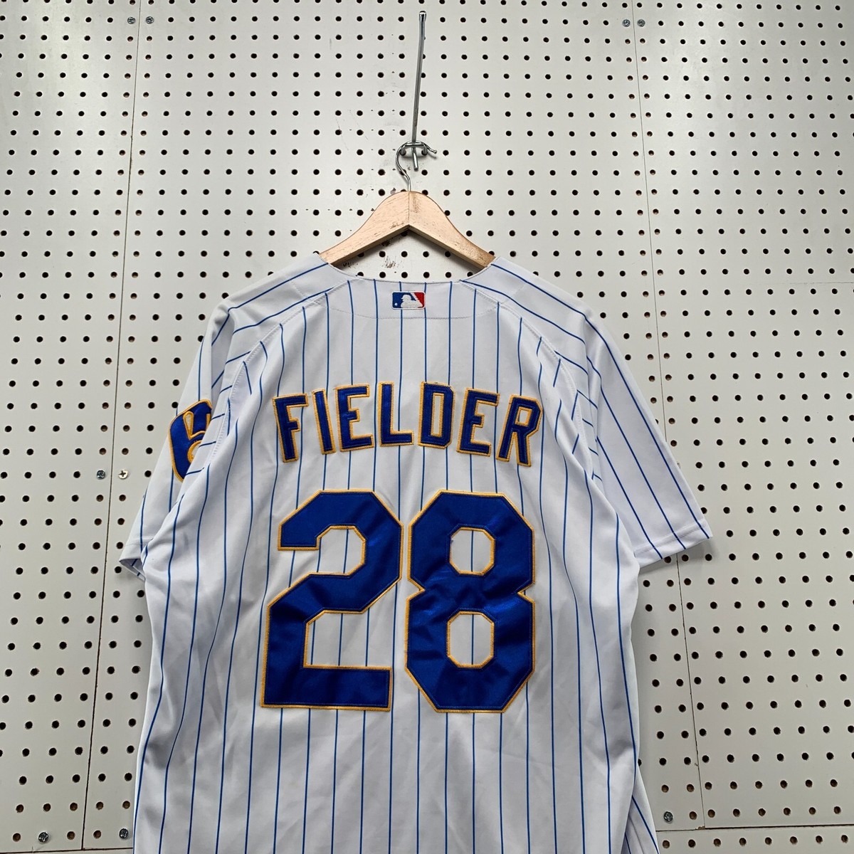 Milwaukee Brewers Jersey #28 Fielder Size 38 Fits Large