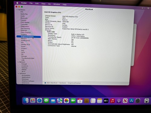 MacBook (Retina, 12-inch, 2017) 1.1 GHz m3 8GB 251GB MNYF2LL/A - Afbeelding 13 van 15