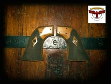 DIAMONDBACK SIDEKICK .22 CALIBER REVOLVER GRIPS ~ Aged Ivory Classic Check