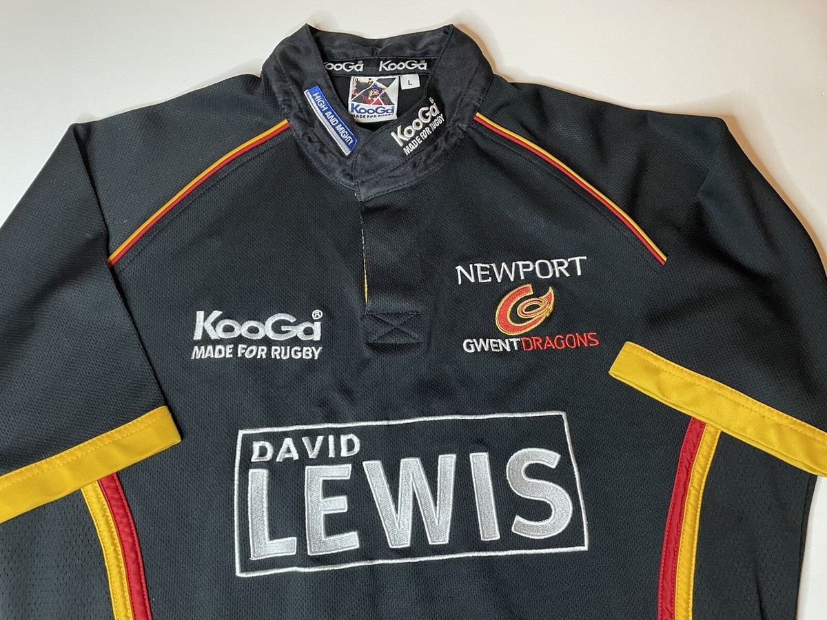 Vtg Y2K Kooga Made For Rugby Mens Jersey L Newport Gwent
