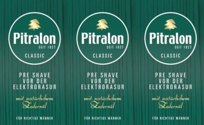 Pitralon CLASSIC Pre Shave vor der Elektrorasur m. natürlichem Zedernöl 3x 100ml