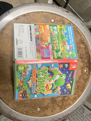 Yoshi's Crafted World (Nintendo Switch, 2019) Authentic Case ONLY - NO ...
