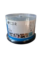 VINTAGE 50 Pack HP CD-R Data Writable Blank CD 52x 700mb - Brand New 2004