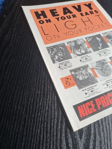 RARE NICE PRICE STORE JOURNEY ORIGINAL 1986 MUSIC ADVERT 8.5X11" POSTER - Imagen 3 de 3
