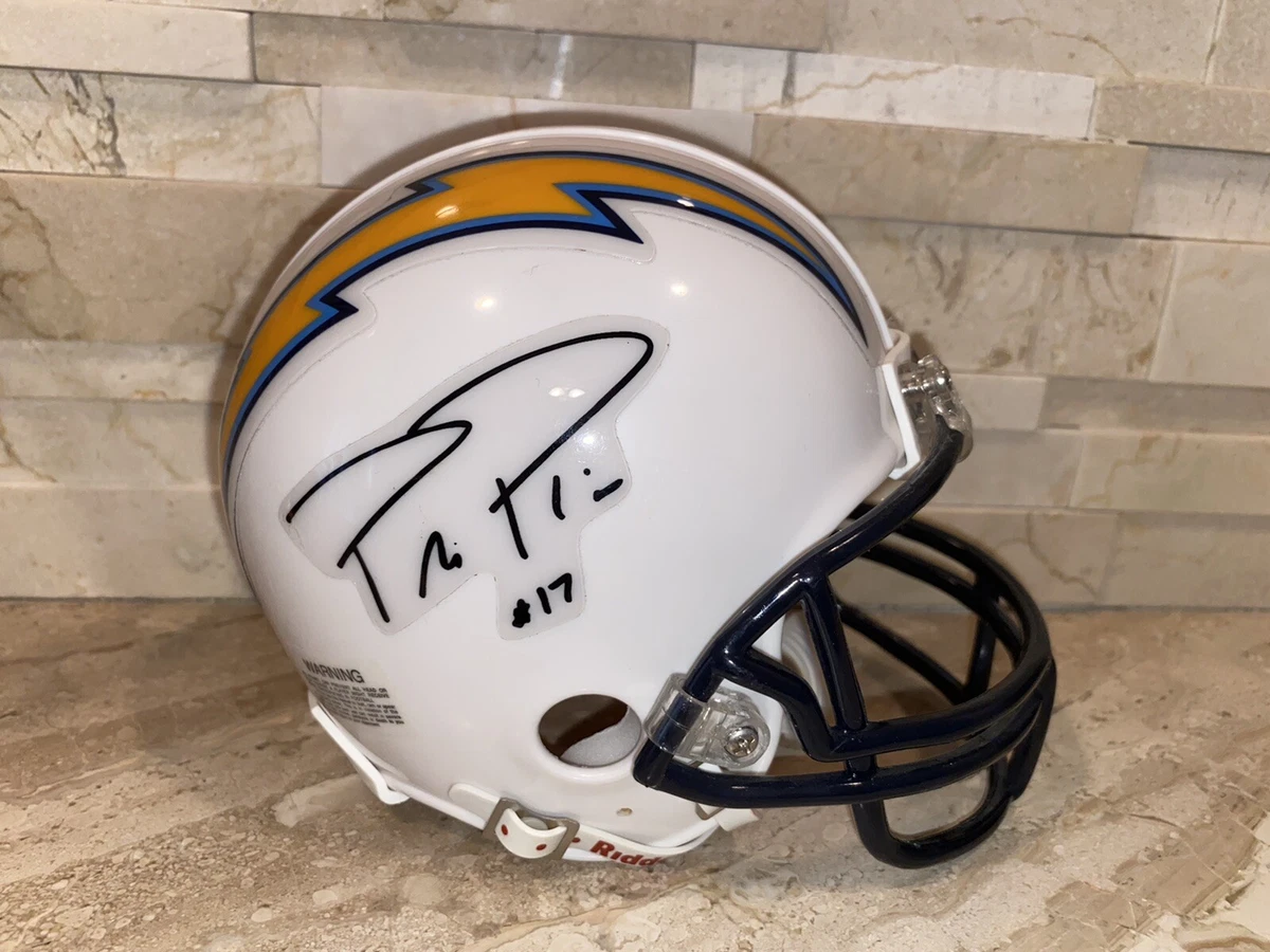 PHILIP RIVERS CHARGERS MINI HELMET FASCIMILE SIGNED eBay