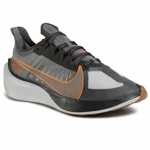 NIKE ZOOM GRAVITY UOMO TAGLIA UK 8 EUR 42,5 US 9 (BQ3202 010) GRIGIO FUMO/ORO - Foto 3 di 7