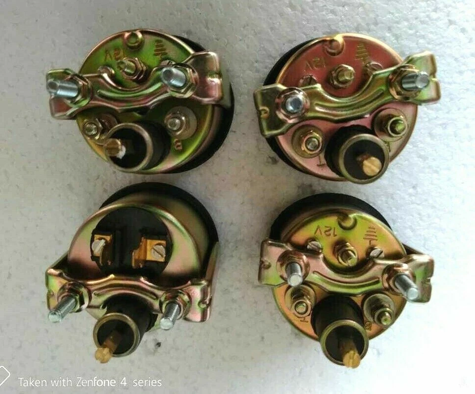 Smiths Electrical Gauge Kit chrome bezel 52 mm Temp Oil Fuel Volt Gauge - Image 2 of 3