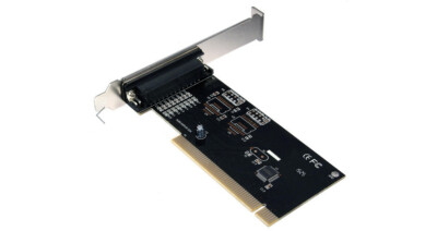 DB25 Pin Parallel LPT Port To PCI Adapter Card