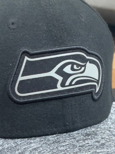 Seattle Seahawks Baseball Cap - Black/Gray Official NFL Cap, Size Medium-Large - Picture 10 of 16