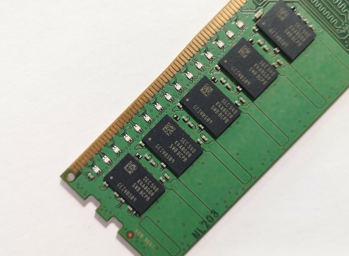 SAMSUNG ECC対応UDIMM DDR4-2400 16GB 4枚セット Samsung 16GB PC4-2400T-R DDR4 Registered ECC 2RX4 Memory