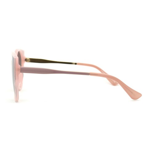 Womens Polarized Oversize Round Cat Eye Chic Sunglasses - Picture 9 of 21