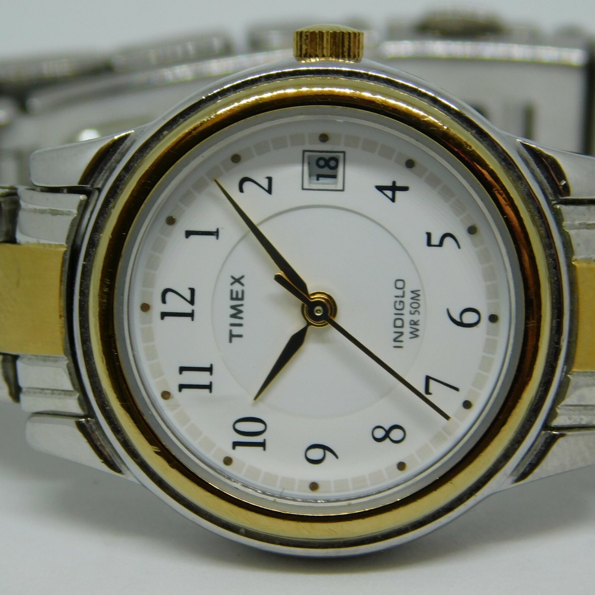 Timex Indiglo ゴールド時計 WR 50M サブマリーナ風 Vintage