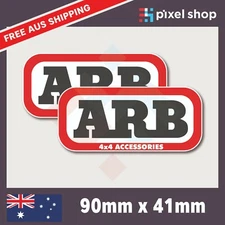 2x 90mm ARB 4x4 Accessories Decal Sticker Truck Ute Bumper 4WD