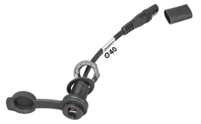 Tecmate OptiMate Weatherproof SAE Socket Panel Mount Cable (O-40S)