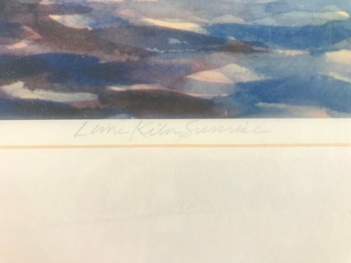 Stunning Kristy Gjesme Signed Watercolor Art Print ~ Lighthouse, Lime Kiln, PNW - Picture 6 of 11