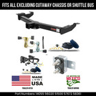 For 09-14 Ford E250 Trailer Hitch w/ 7 Pin Wiring Fit All Std. Vans Curt 10K 2"