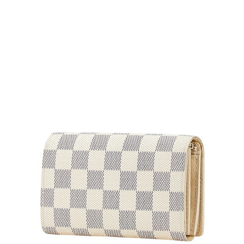 LOUIS VUITTON Damier Azur Portefeuille Tresol Bifold Wallet N61744【Used】 - Picture 2 of 14