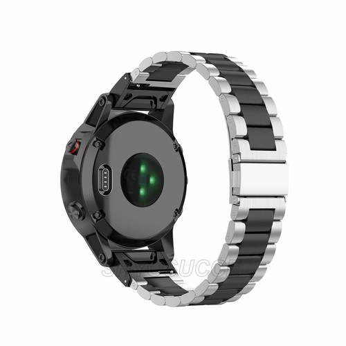 Quick Fit Stainless Steel Watch Band Strap For Garmin Fenix 7 7X 7S 6 6X Pro 5X - Picture 24 of 41
