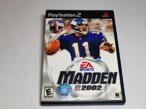 Madden NFL 2002 (Sony PS2, 2001) Authentic Game Complete CIB TESTED/WORKS!! - Picture 1 of 13