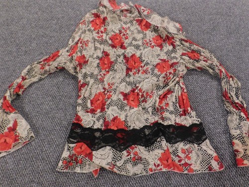 Sunny Leigh Top 1X Plus pink open top Womens Casual - Picture 8 of 14