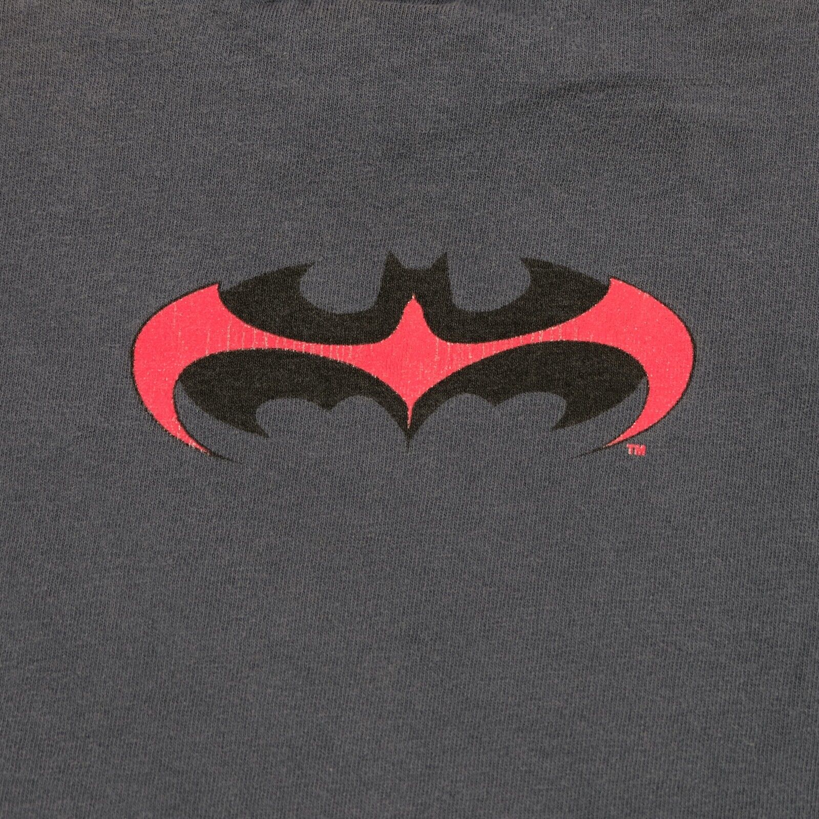 Batman Logo Red T Shirt Iron on Transfer Decal #16