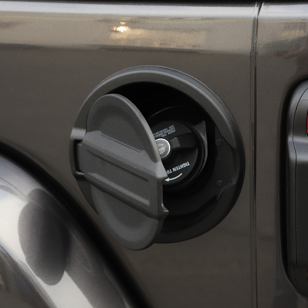 1x Car Door Fuel Tank Gas Cap Decor Cover Trim For Wrangler JL 2018+ Accessories