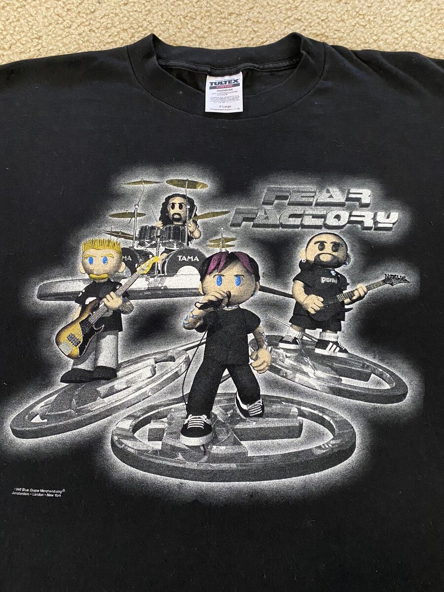 Rare Vintage 90s Fear Factory Characters T Shirt XL | eBay Rare Vintage 90s Fear Factory Characters T Shirt XL | eBay