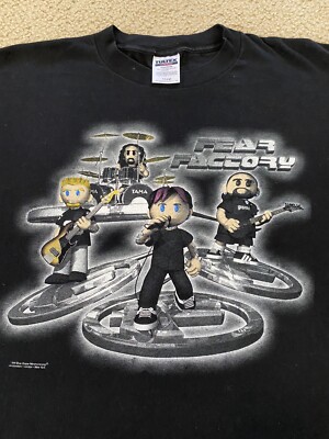 Rare Vintage 90s Fear Factory Characters T Shirt XL | eBay