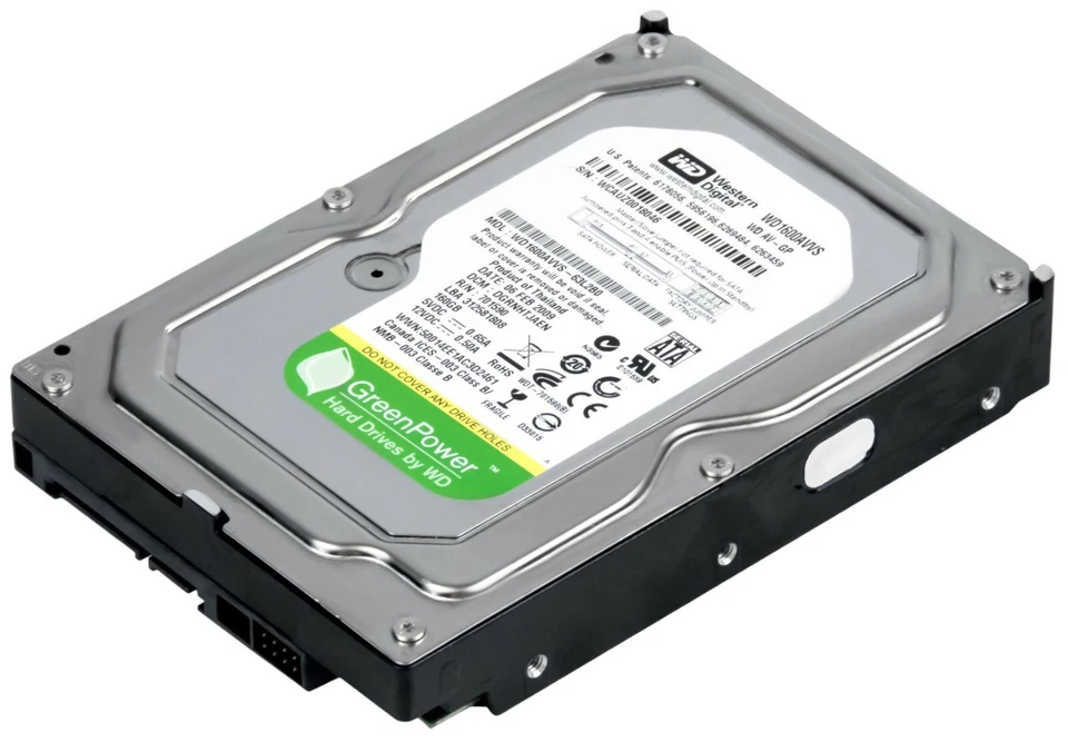 Festpllatte WD Sps WD1600AVVS 160GB 5400U/Min 8MB SATA II 3.5 " Inch - Image 2 of 4
