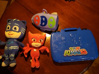  PJ Masks toys lot of Stuffies &Action figures & More!!! 