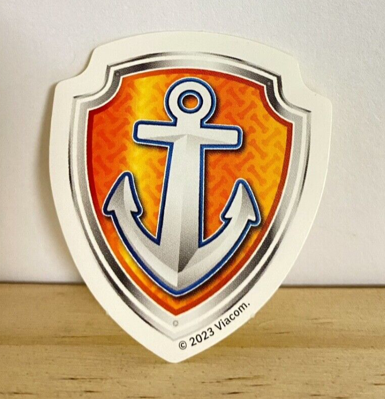 Zuma Paw Patrol Charactable Stiker Limited Japanese Rare Toy Mark