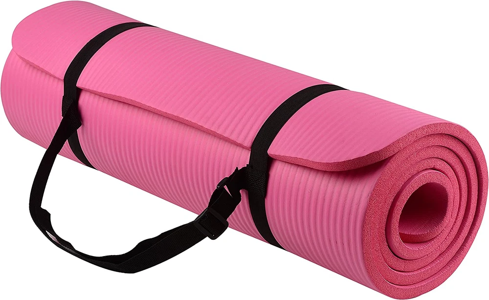 Extra thick 1/2-inch high-density anti-tear yoga mat for exercise