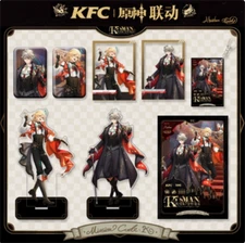 Genshin Impact Alhaitham Kaveh Acrylic Stand Badge Colored Paper Card