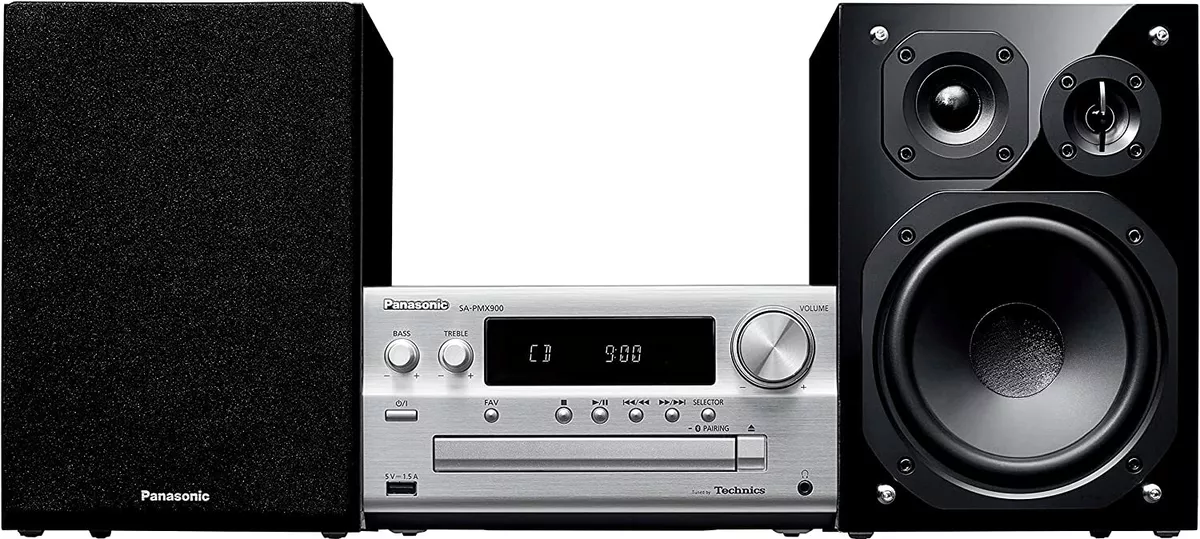 New Panasonic SC-PMX900-S silver CD Stereo System Tuned by Technics 100V F/S