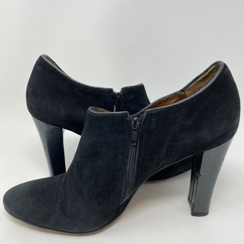 Corso Como Black Suede High Heeled Bootie Shootie 8.5 M - Picture 6 of 12