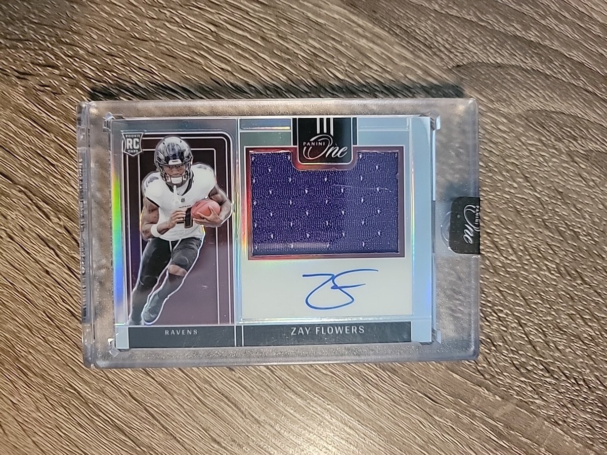2023 Panini One #322 Zay Flowers Precision Prizm Rookie