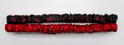 Nike Jordan Headbands 2 Pack Women's Satin Black/Gym Red